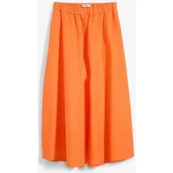 bonprix Midirock aus Leinen-Mixorange 50Damen