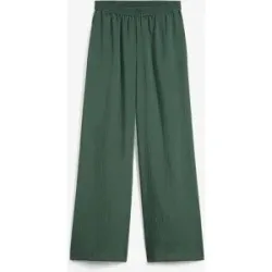 bonprix Hose aus strukturiertem Crinkle-Viskose-Mixgrün 46Damen