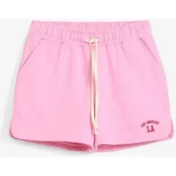 bonprix Sweat-Shorts aus reiner Bio-Baumwollerosa 40Damen