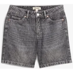 bonprix Jeans-Shorts Mid Waistschwarz 46Damen