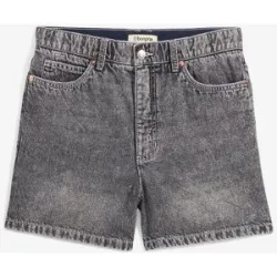 bonprix Jeans-Shorts High Waist, Low Stretchschwarz 52Damen