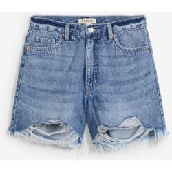 bonprix Jeans-Shorts High Waist, Low Stretchblau 40Damen