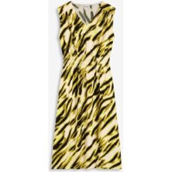 bonprix Jerseykleid mit Smockbeige 36Damen