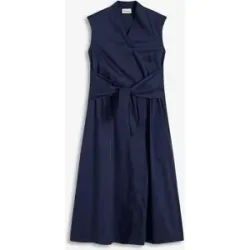 bonprix Kleid mit Bindedetailblau 42Damen