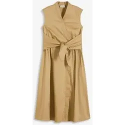 bonprix Kleid mit Bindedetailbraun 36Damen