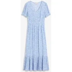 bonprix Maxikleid aus reiner Viskoseblau 40Damen
