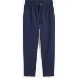 bonprix Schlupfhose aus luftigem Leinen-Mixblau 40Damen
