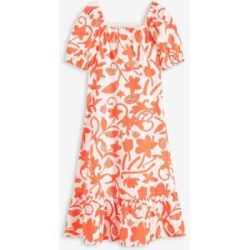 bonprix Midikleid aus reiner Bio-Baumwolleorange 40Damen