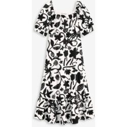 bonprix Midikleid aus reiner Bio-Baumwolleschwarz 54Damen