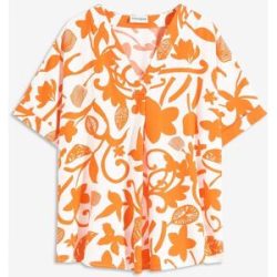 bonprix Tunika mit floralem Druck, aus fliessender Viskose