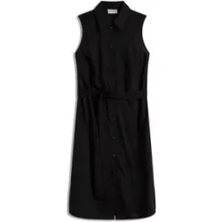 bonprix Hemdblusenkleid aus Viskoseschwarz 46Damen