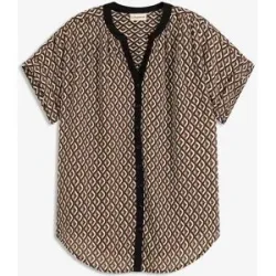 bonprix Oversize-Blusebraun 44Damen