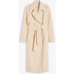 bonprix Trenchcoat in Wolloptikbeige 38Damen