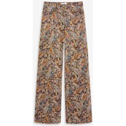 bonprix Wide Leg Stretchhose mit Baumwolleschwarz 48Damen