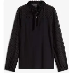 bonprix Shirt aus Viskose-Mixschwarz 44Damen