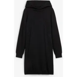 bonprix Umstands- und Still-Sweatkleid aus Bio-Baumwolleschwarz 48Damen