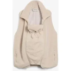bonprix 3-in-1 weiche Umstands-und Trageweste aus Teddyfleecegrau 32Damen