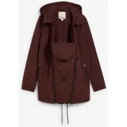 bonprix Softshell-Tragejacke / Umstandsjacke, weitenregulierbarbraun 52Damen