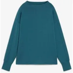 bonprix Oversize Sweatshirt aus weichem Scubapetrol 36Damen