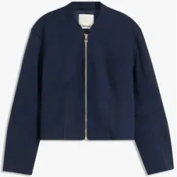bonprix Blouson aus softem Viskose-Mixblau 50Damen