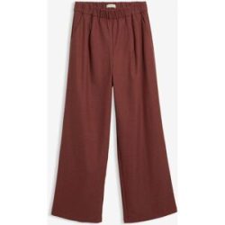 bonprix Marlene-Hose in Wolloptikbraun 42Damen