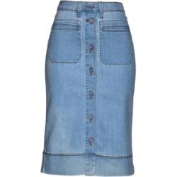 bonprix Jeansrock schmale Passform, mit Knopfleiste