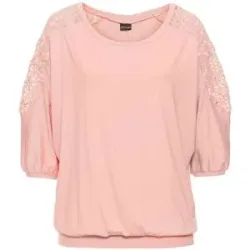 bonprix Oversize-Shirt  aus Viskose-Mixrosa 52Damen