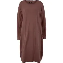 bonprix Jerseykleid in O-Shapebraun 44Damen