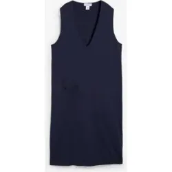 bonprix Strickkleid aus reiner Baumwolleblau 44Damen