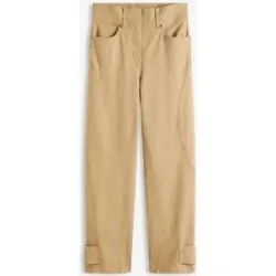 bonprix Twillhose mit hohem Bundbeige 44Damen