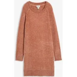 bonprix Oversize-Kleid in Strickbraun 40Damen