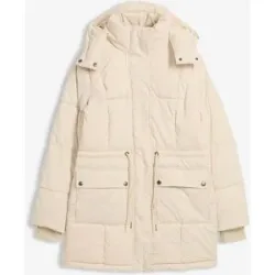 bonprix Winterjacke mit verstellbarem Taillenbündchenbeige 38Damen