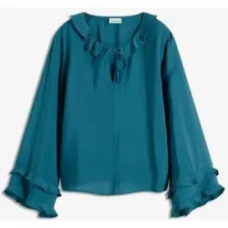 bonprix Tunika aus feinem Viskose-Mixpetrol 36Damen