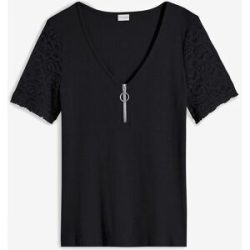 bonprix T-Shirt eng anliegende Passform, Kurzarm-Design, für vielseitige Anlässe