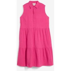 bonprix Tunika-Kleid aus luftigem Musselinpink 48Damen