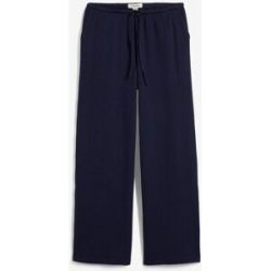 bonprix Strukturhose aus reiner Baumwolleblau 44Damen