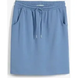 bonprix Sweatrock mit Taschenblau 48Damen