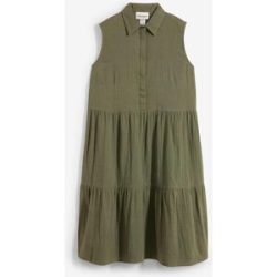 bonprix Tunika-Kleid aus luftigem Musselingrün 50Damen