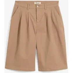 bonprix Long-Bermuda aus elastischem Baumwoll-Mixbraun 50Damen