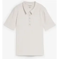 bonprix Poloshirt aus Viskose-Mixgrau 44Damen