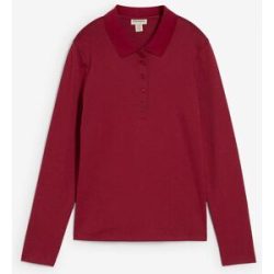 bonprix Poloshirt aus schwerer Bio-Baumwollerot 44Damen