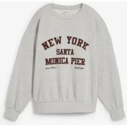 bonprix Oversize-Sweatshirtgrau 36Damen