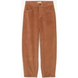 bonprix Barrel-Cordhose aus Baumwoll-Mixbraun 38Damen