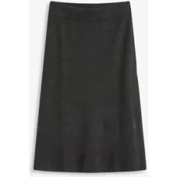 bonprix Ausgestellter Strickrockgrau 40Damen