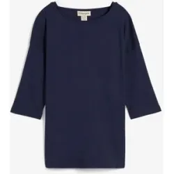 bonprix Shirt aus schwerer Baumwolleblau 40Damen