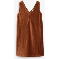 bonprix Latzkleid aus Jerseycordbraun 56Damen