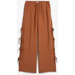 bonprix Schlupfhose mit Schleifenbraun 46Damen