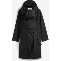 bonprix 3-in-1 wind- und wasserdichter Umstands- und Tragemantel mit zwei Einsätzenschwarz 36Damen