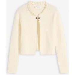 bonprix Trachten-Strickjackeweiß 52Damen