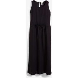 bonprix Maxikleid aus leichtem Leinen-Viskose-Mixschwarz 44Damen